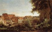 View of the Colosseum from the Farnese Gardens  Jean Baptiste Camille  Corot